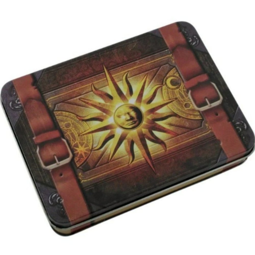 CLERIC'S PRAYER BOOK METAL DICE CASE